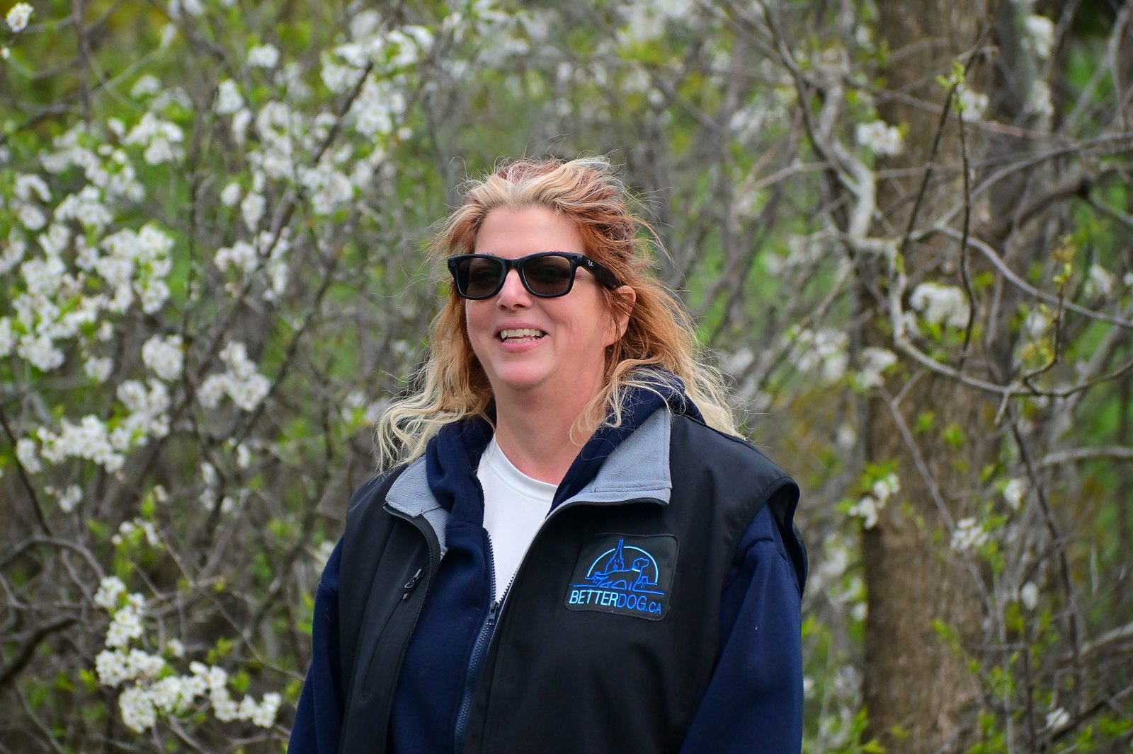 Nancy Corriveau smiling outdoors